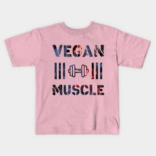 Vegan Muscle T-Shirt Funny Vegan Kids T-Shirt